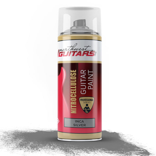 Inca Silver Nitrocellulose Guitar Paint / Lacquer 400ml