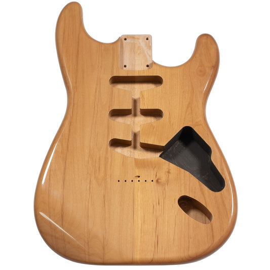 Stratocaster Compatible Body Hardtail - Natural Gloss