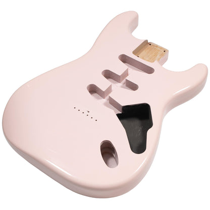 Stratocaster Compatible Guitar Body Hardtail - Shell Pink