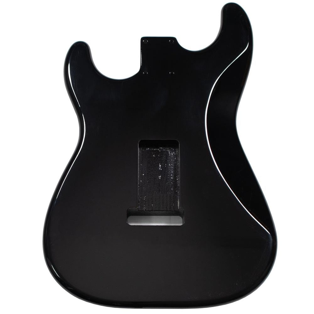 Stratocaster Compatible Guitar Body SSS - Black Gloss