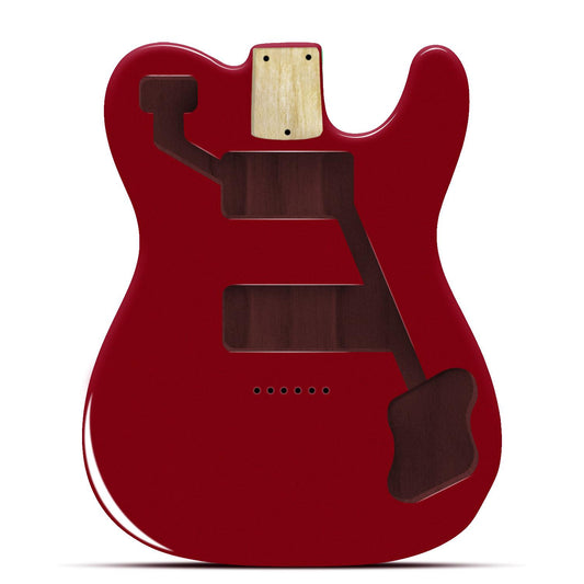 Candy Apple Red Telecaster Deluxe Compatible Guitar Body