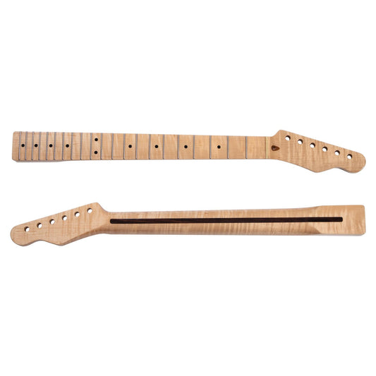 Telecaster Compatible Guitar Neck Flame Maple