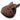 Stratocaster Compatible Body with Flame Maple Top - Brown