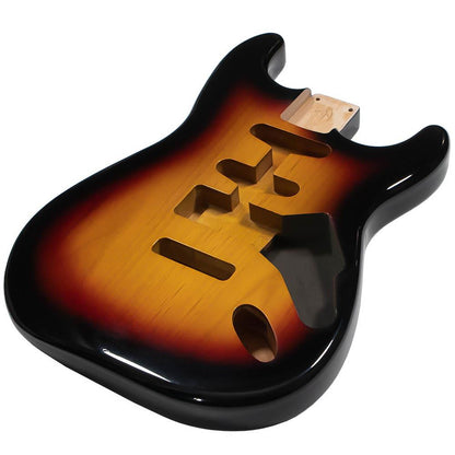 Stratocaster Compatible Body HSS - 3 Color Sunburst