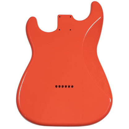 Stratocaster Compatible Body Hardtail - Fiesta Red