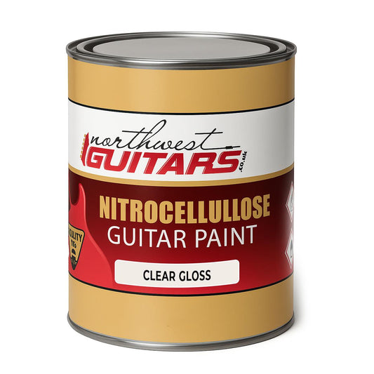CLEAR GLOSS Nitrocellulose Guitar Paint / Lacquer - 1 litre