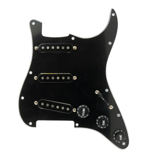 Pre-Wired Stratocaster Compatible Pickguard SSS Right Hand