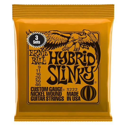 Ernie Ball 3 Pack Hybrid Slinky