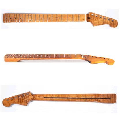 Stratocaster Compatible Guitar Neck -  Roasted Maple