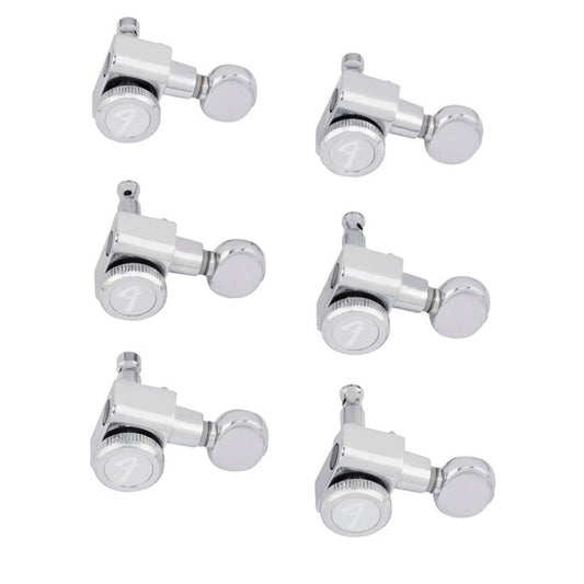 Fender "F" Locking Stratocaster/Telecaster Tuning Machine Heads, Chrome