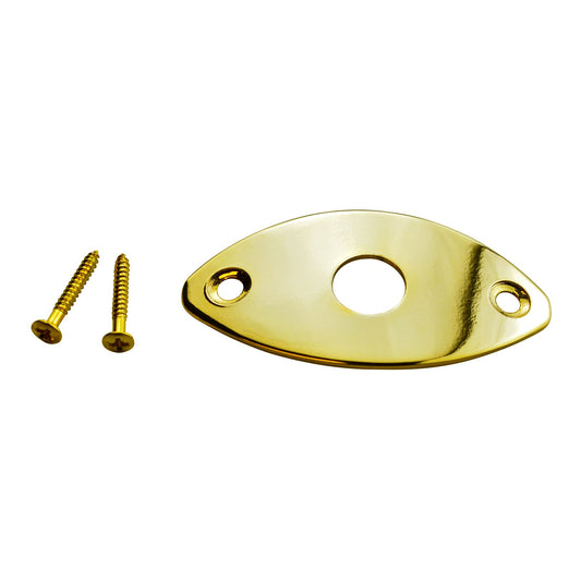 1/4" Oval Jack Plate for Electric Guitar