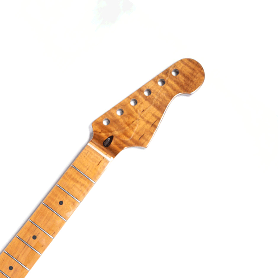 Stratocaster Compatible Guitar Neck -  Roasted Maple