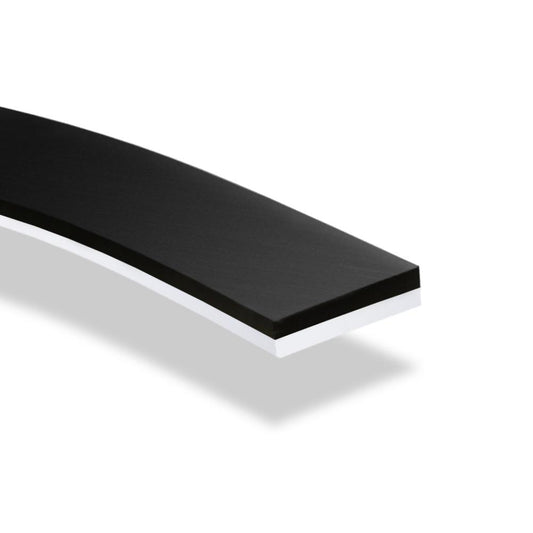 Hosco Plastic Guitar Binding BK/WH (6.0mm x 1.0mm)