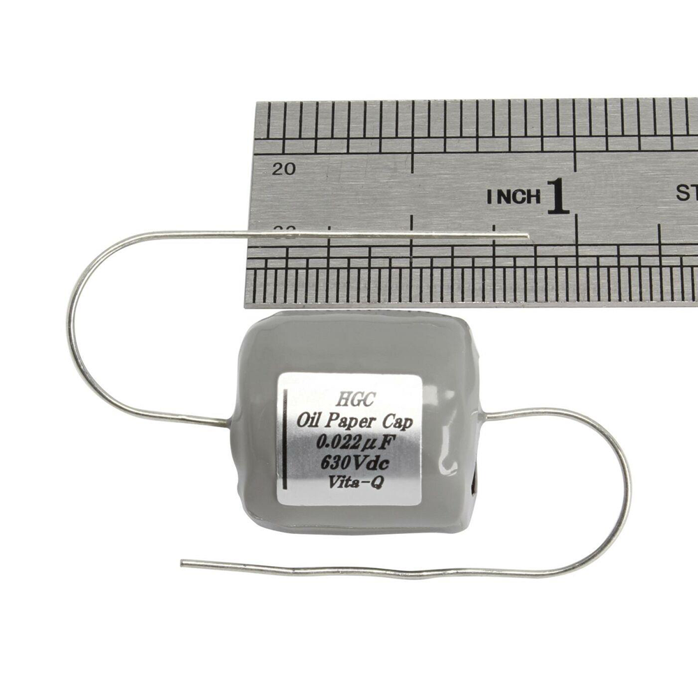 O2o2 Capacitor Package Hosco Paper in Oil Capacitor Cylinder - .022uF – Northwest Guitars
