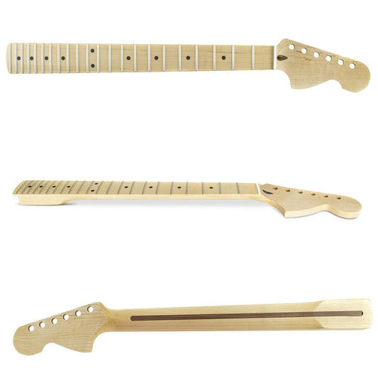 Stratocaster Compatible Guitar Neck -  1970's Headstock