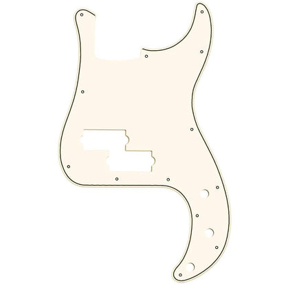 Precision Bass Compatible Scratchplate - Vintage White 3-ply