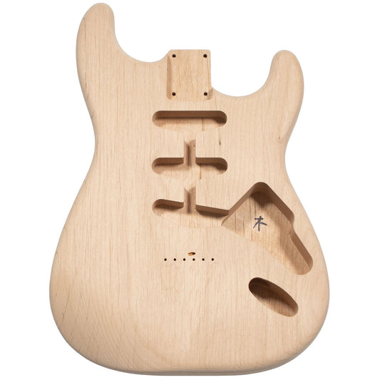 Stratocaster Compatible Body Hardtail - Unfinished