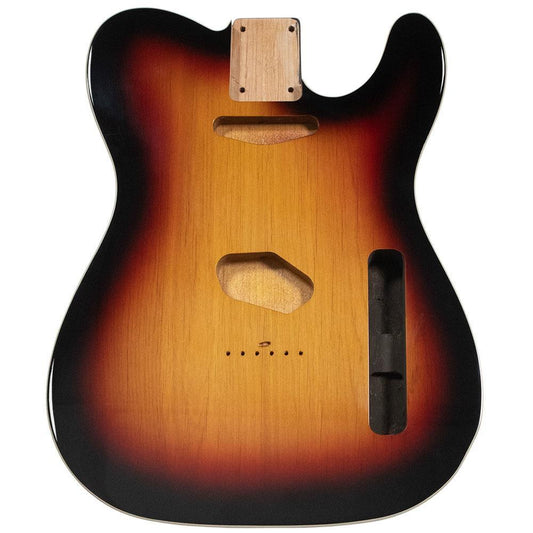 3 Colour Sunburst Telecaster Style Body
