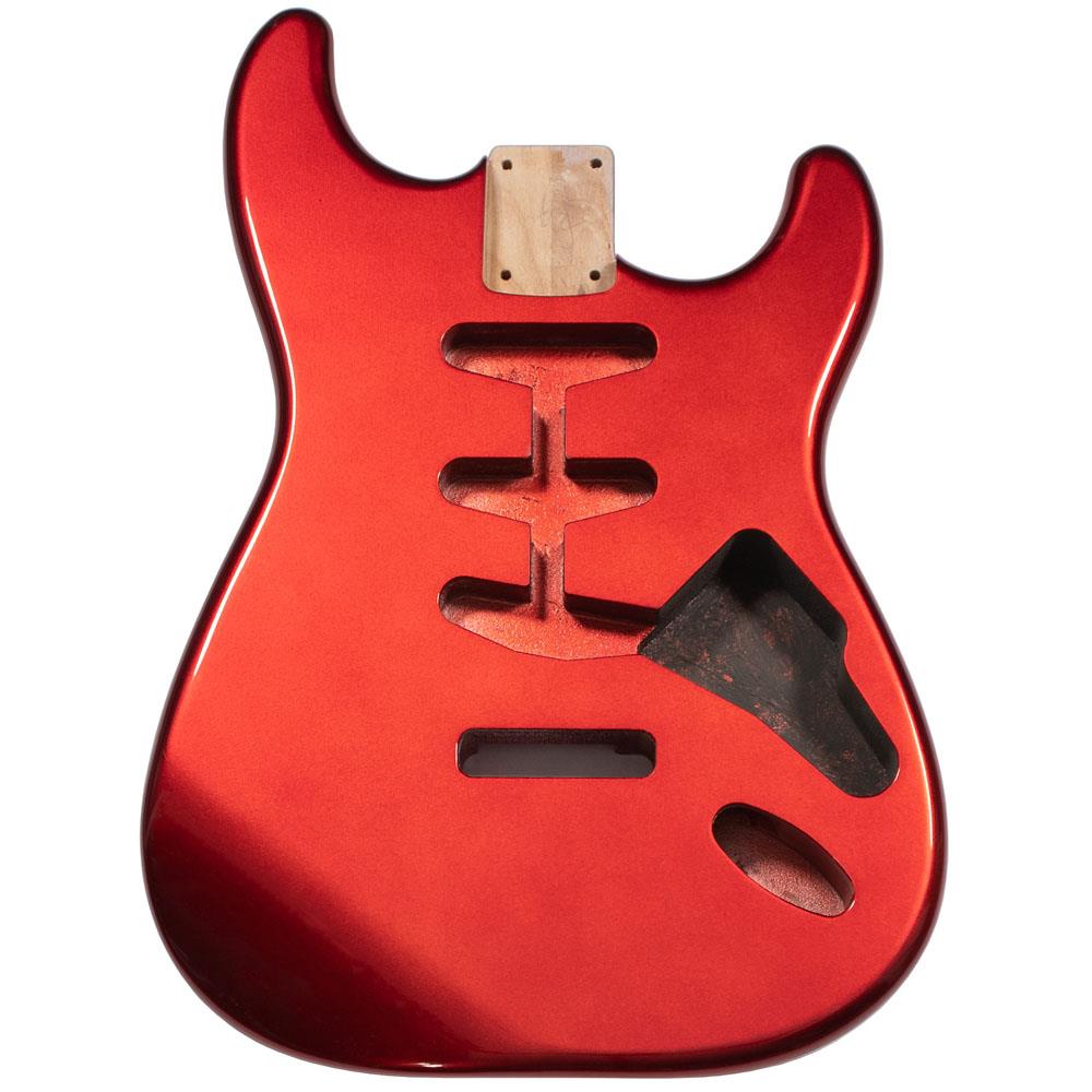 Stratocaster Compatible Guitar Body SSS - Candy Apple Red
