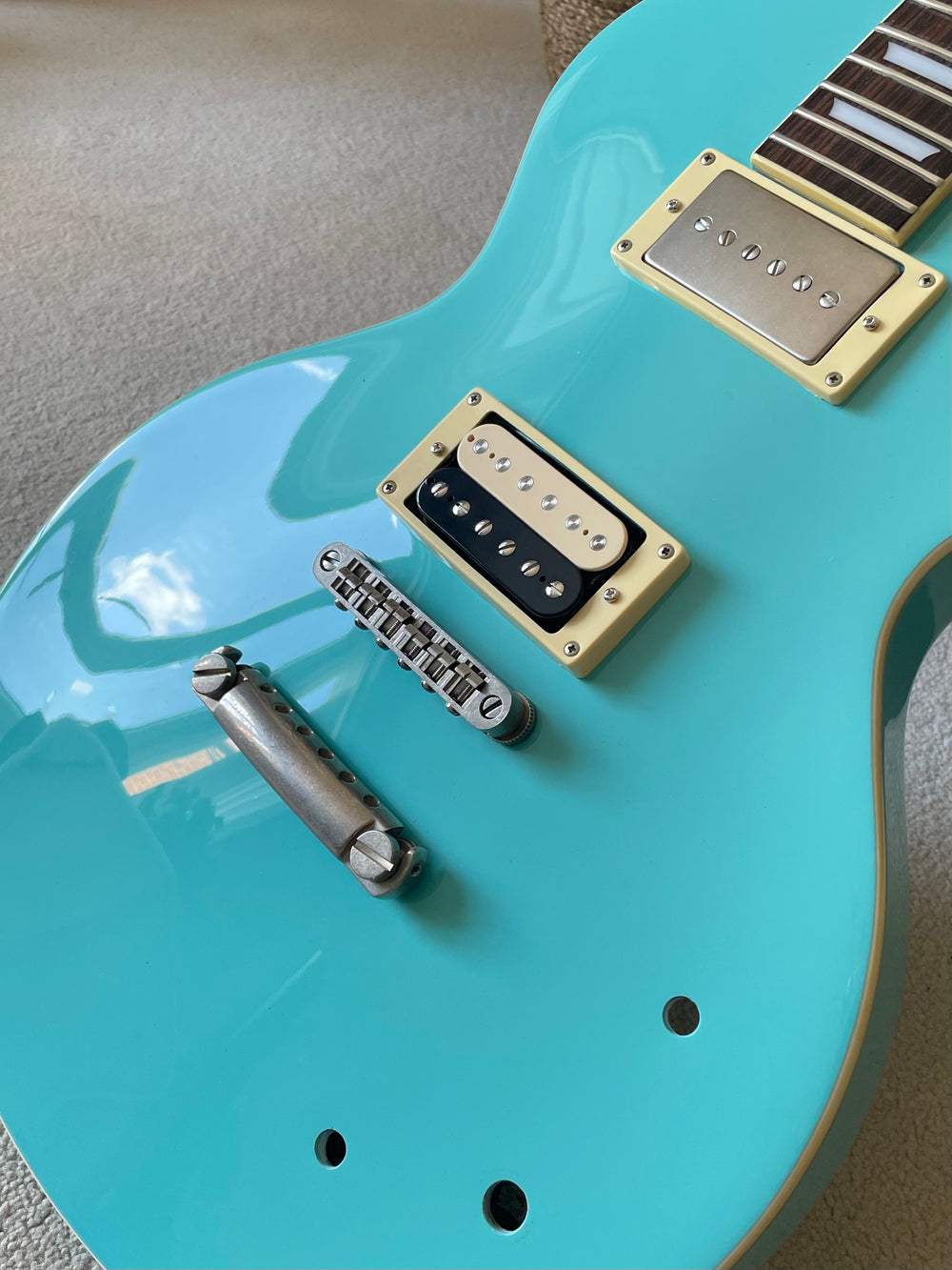 Seafoam Green Les Paul