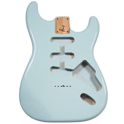 B Stock Daphne Blue Stratocaster Compatible Body