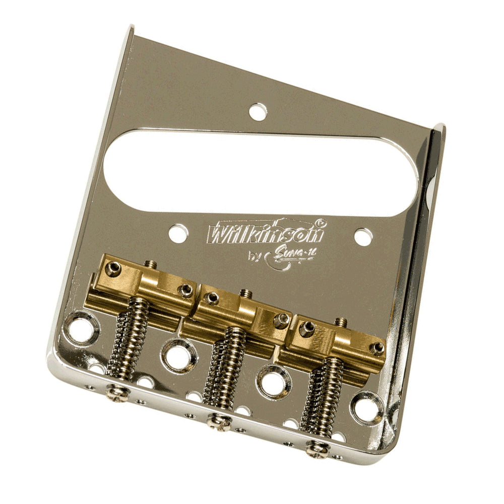 Left Hand Wilkinson Bridge for Telecaster AshTray Brass Saddles WTB