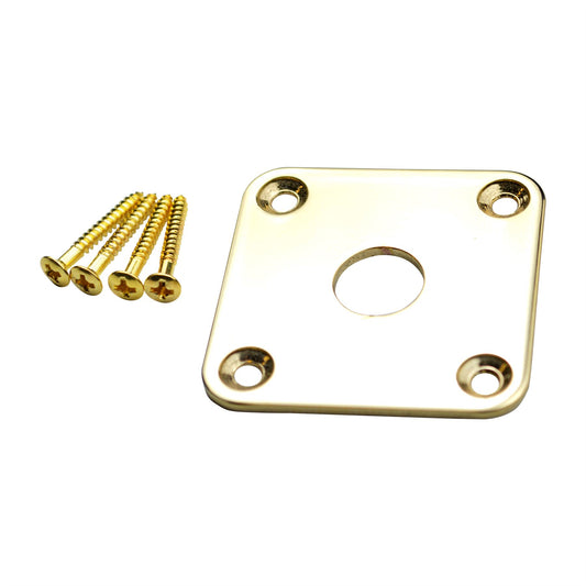 Square Jack Plate for Electric Guitars
