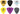 Jim Dunlop PVP117 Variety Picks Pack -Bass Picks - 6 Picks