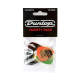 Jim Dunlop PVP112 Variety Picks Pack -Acoustic - 12 Picks
