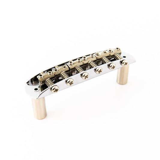 Hosco Jaguar/Jazzmaster/Mustang Compatible Bridge - Threaded Saddles