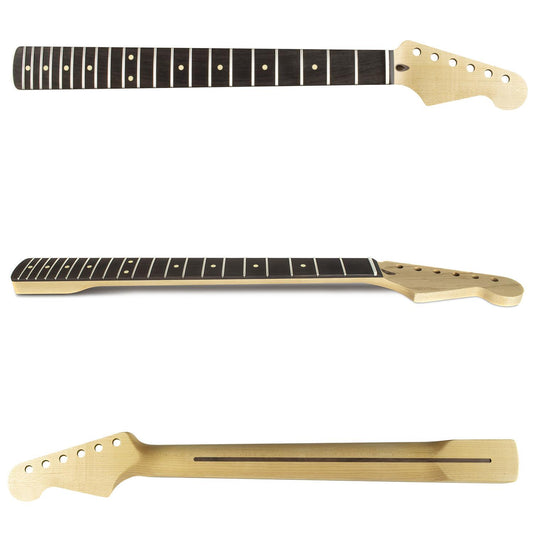 Stratocaster Compatible Guitar Neck -  Rosewood Fretboard Satin