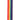 Daddario Polypro Guitar Strap with Leather Ends, Rainbow