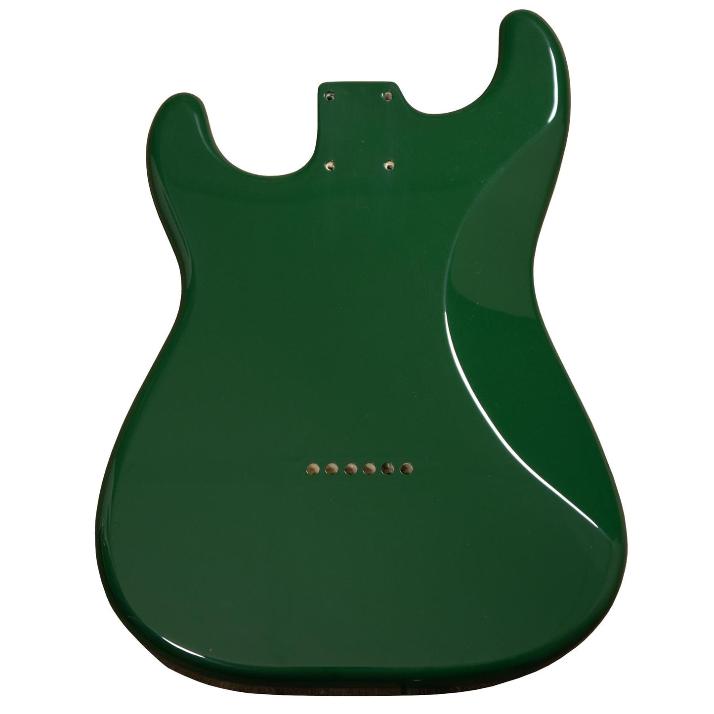 B Stock Sherwood Green Hardtail Stratocaster Compatible Body