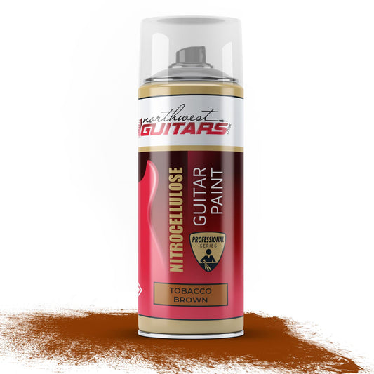 Tobacco Brown Nitrocellulose Guitar Paint / Lacquer Aerosol - 400ml