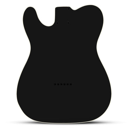 Black Telecaster Custom Compatible Guitar Body