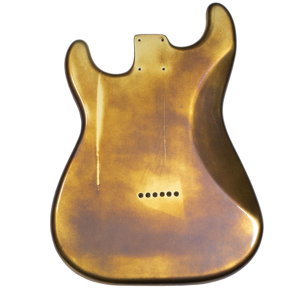 B Stock Shoreline Gold Hardtail Stratocaster Body