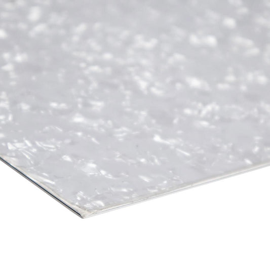 Scratchplate Pickguard 3-ply Material - 29cm x 24cm - White Pearl