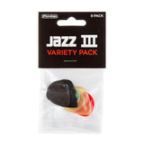 Jim Dunlop PVP103 Variety Picks Pack -Jazz III - Player Pack 6