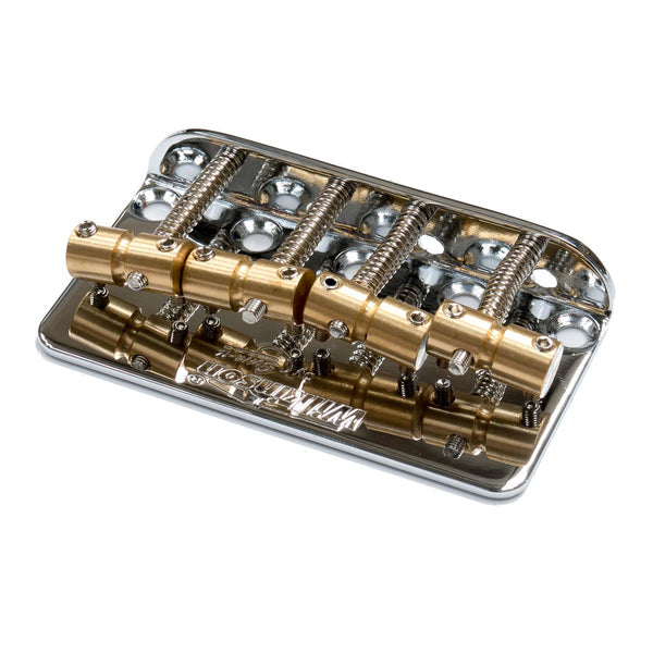 Wilkinson WBBC Bass Guitar Bridge - Brass Saddles – Northwest Guitars