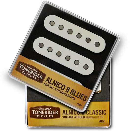Tonerider Alnico II Blues Stratocaster HSS Guitar Pickup Set - White