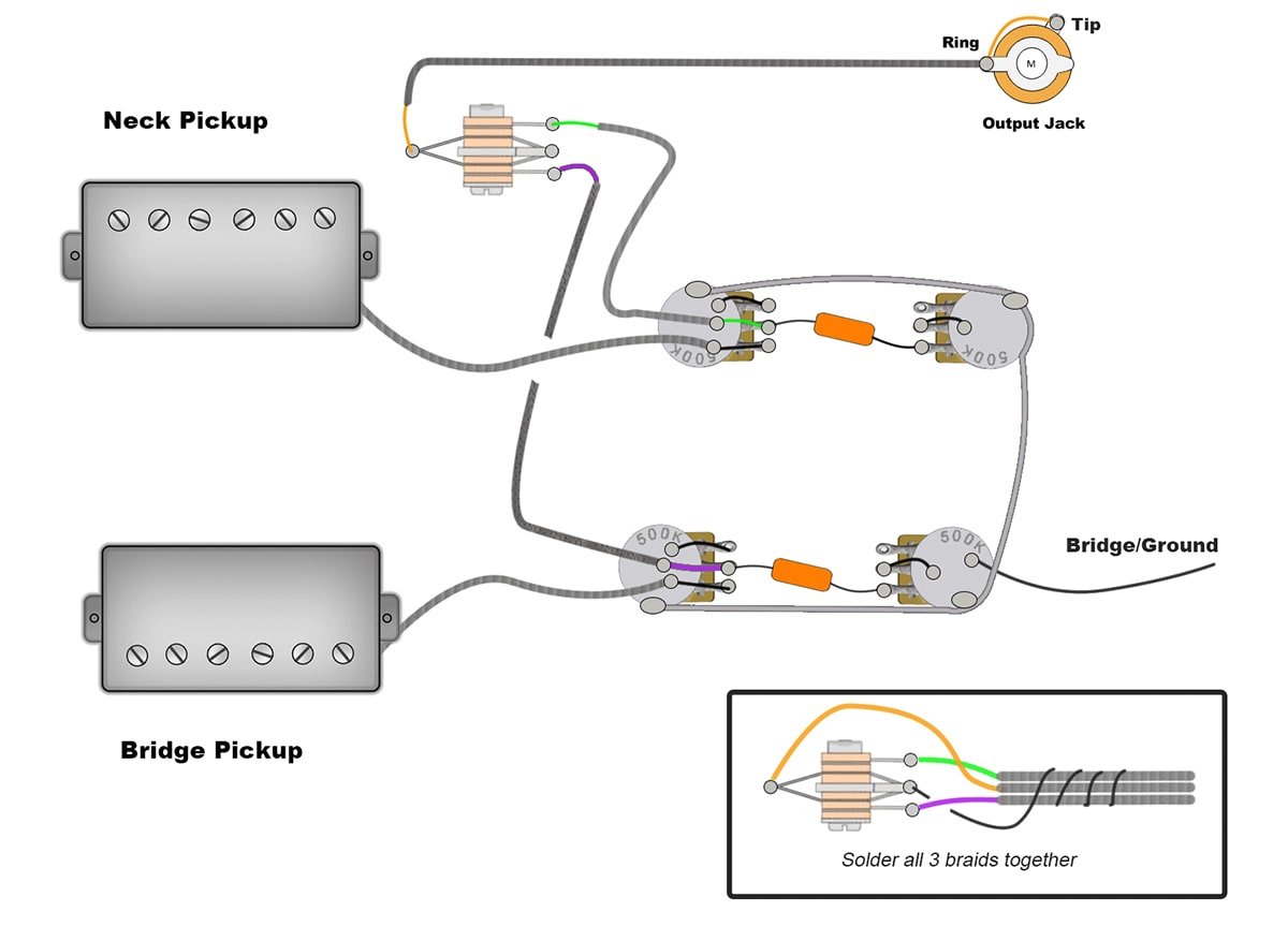 Les Paul Wiring Diagram – Northwest Guitars