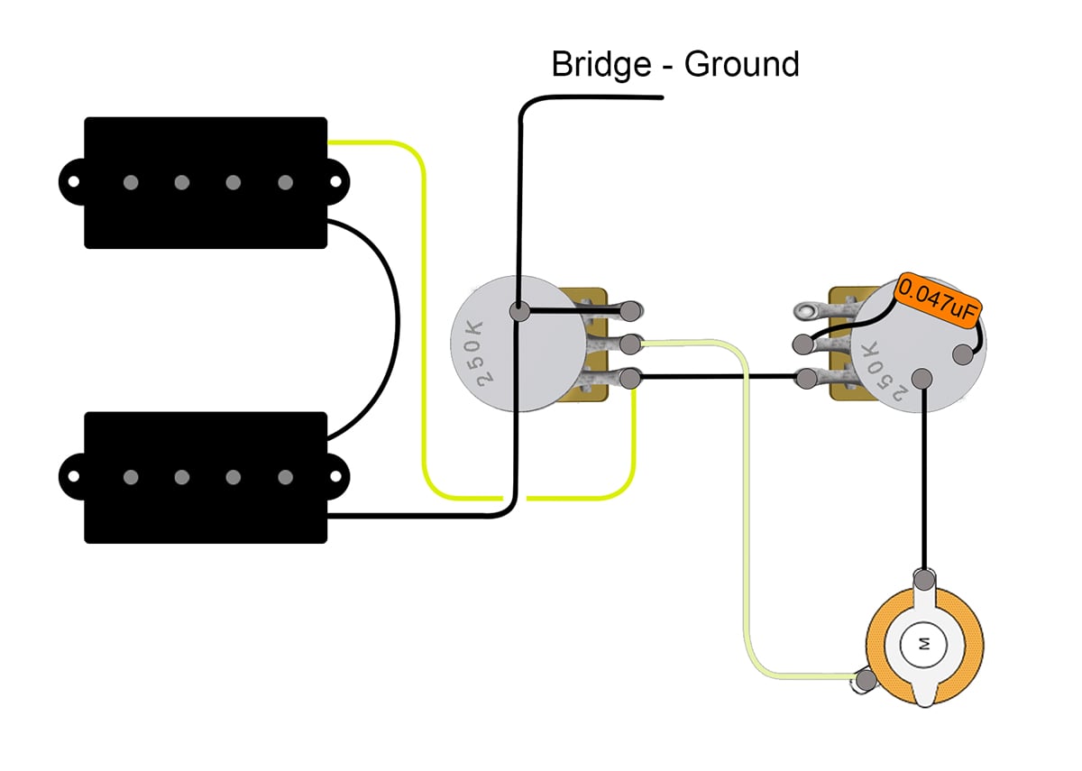 P Bass Wiring Diagram – Northwest Guitars