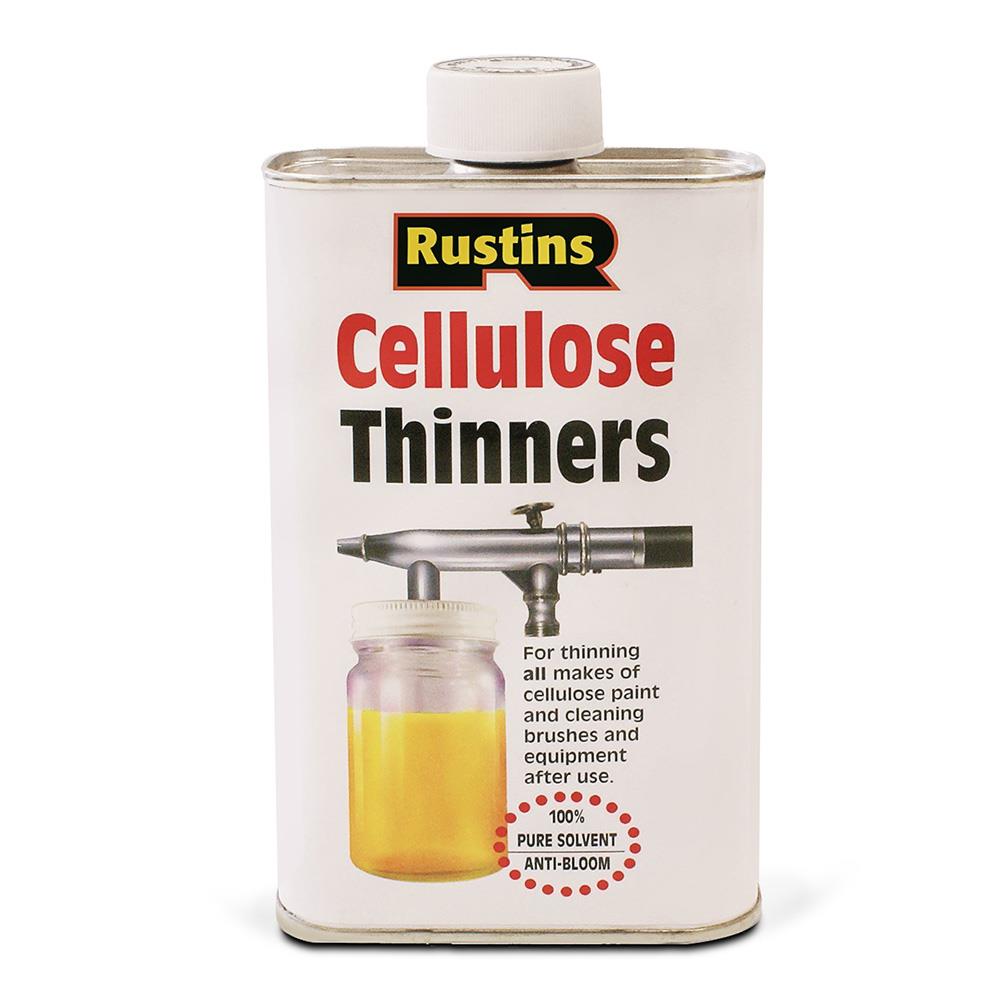 Rustins Cellulose Thinners for use with Nitrocellulose Guitar Paints 500ml