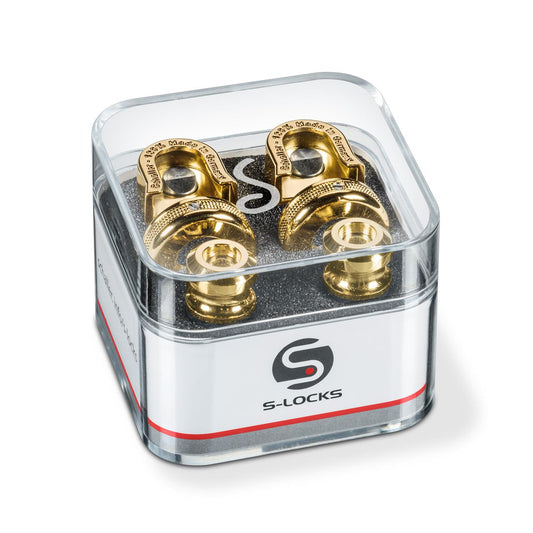 Schaller S Locks Locking Strap Button System - Gold