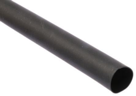 Black Heat Shrink Tubing for Guitar Electrics - 6.4mm