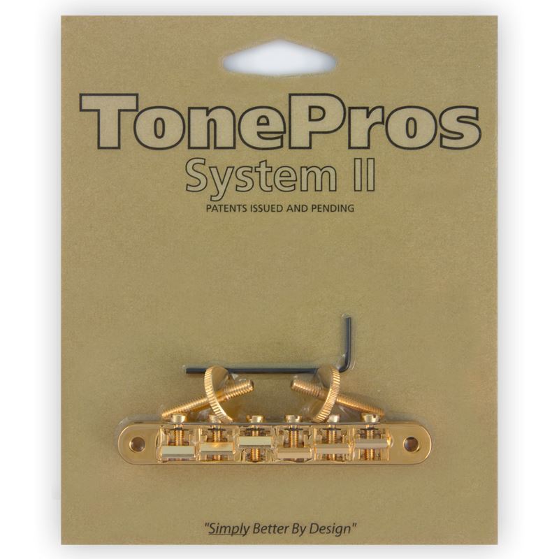 Tonepros AVR2 USA/Imperial Tune-o-Matic Bridge - Gold