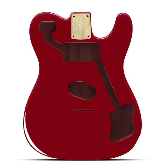 Candy Apple Red Telecaster Custom Compatible Guitar Body