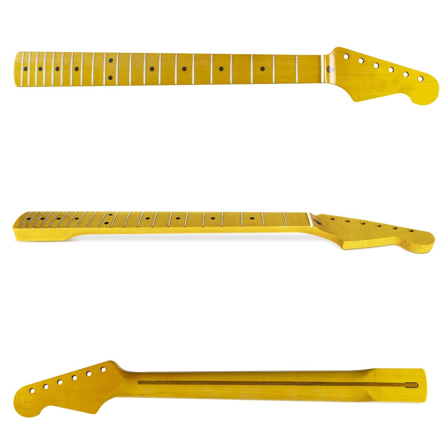 Stratocaster Compatible Guitar Neck -  7.25" Radius