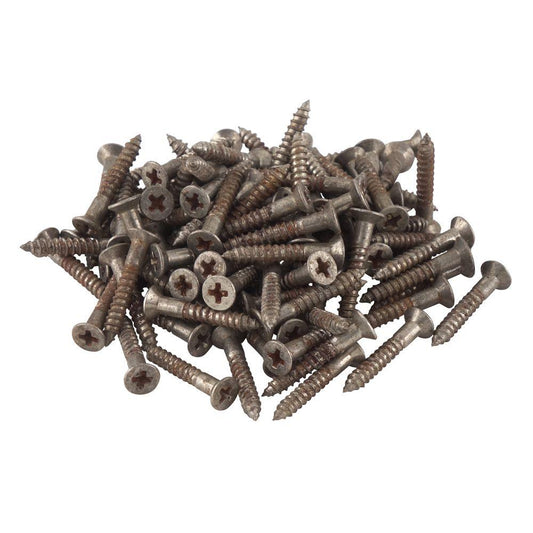 10 x Gotoh Relic Nickel Scratchplate/Hardware Mounting Screws - 2.4mm x 12mm