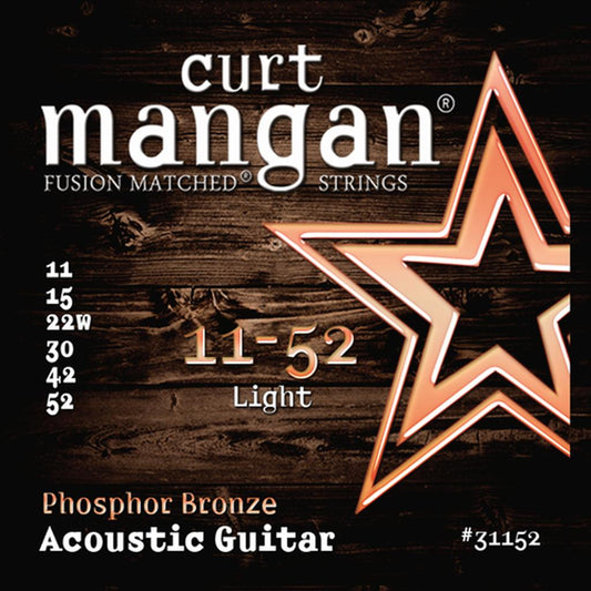 Curt Mangan Phosphor Bornze Guitar Strings 11-52
